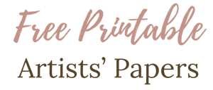 Free Printable Artist Papers