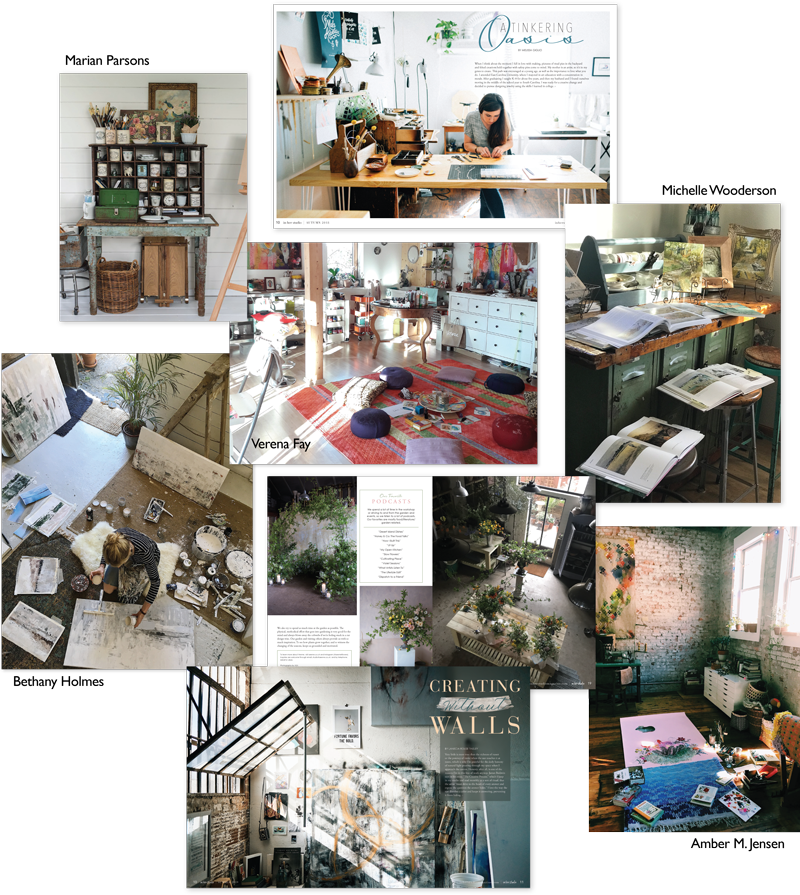 In Her Studio Magazine Shares Stunning Studio Spaces and Tips from ...