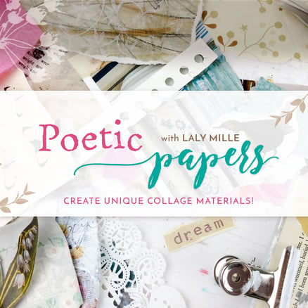 Poetic Papers Online Art Class by Laly Mille